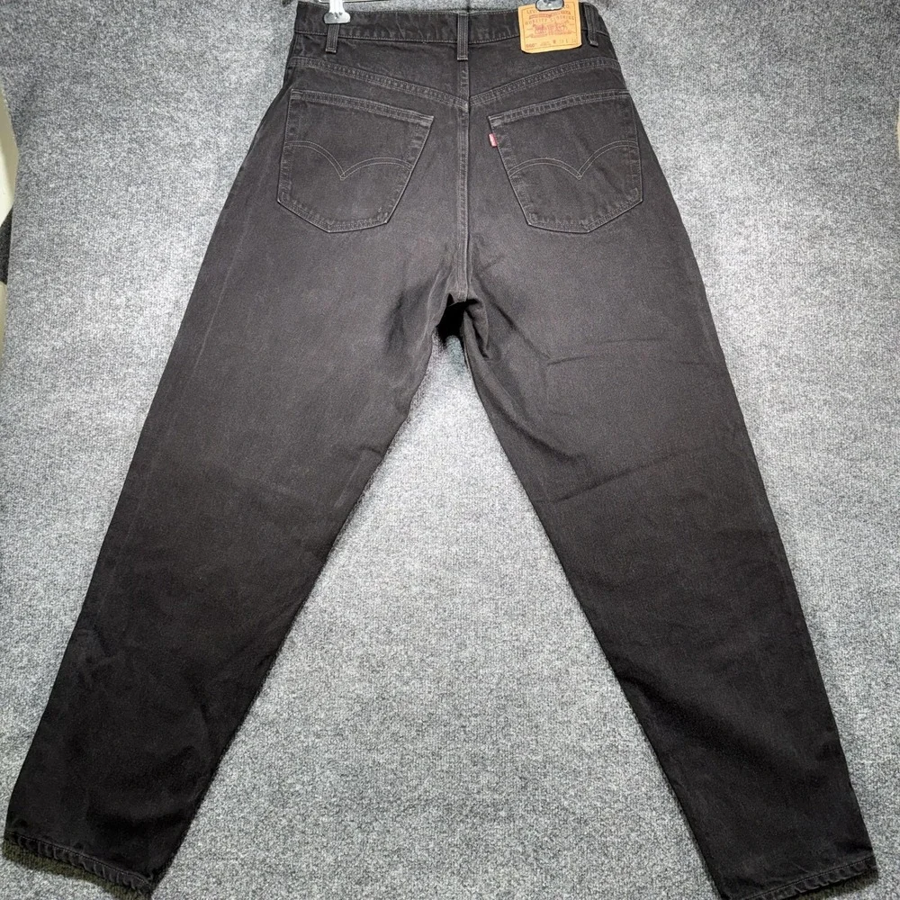 Levis 560 Jeans Men (Fit 36x34) Black Wide Loose Tapered Vintage Made in USA 90s